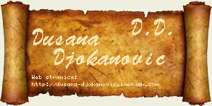 Dušana Đokanović vizit kartica